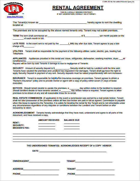 basic-rental-application-form-template