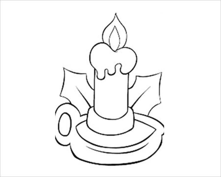 Christmas Candle Templates For Print