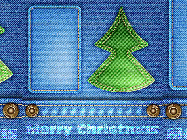 christmas-jeans-cloth-texture