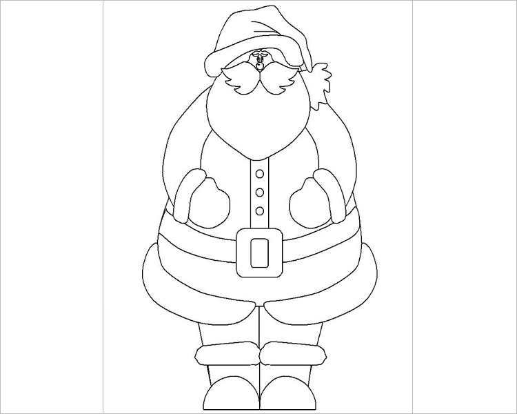 christmas-santa-dressed-for-work-printable-template