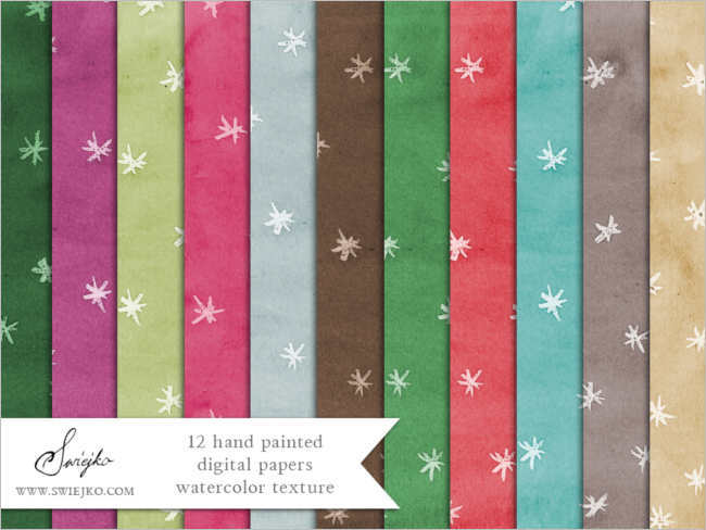christmas-water-colour-paper