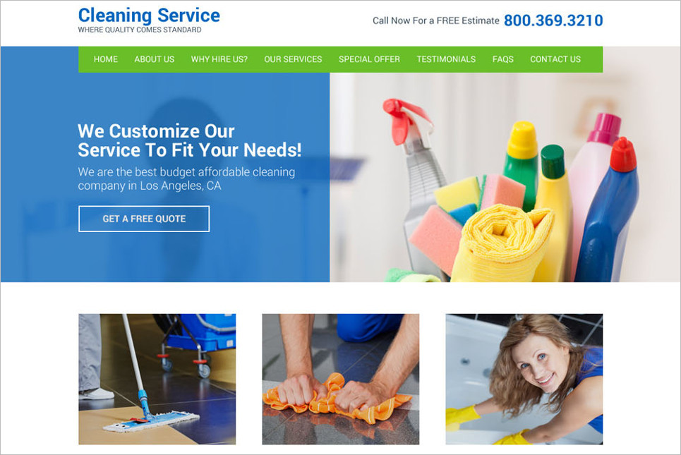 Download Landing Page website template