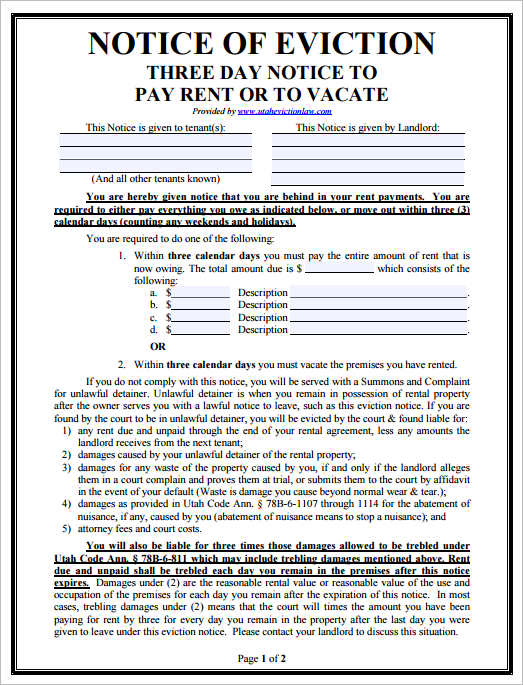 eviction-notice-form-template