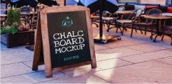 23+ ChalkBoard Mockup PSD Templates