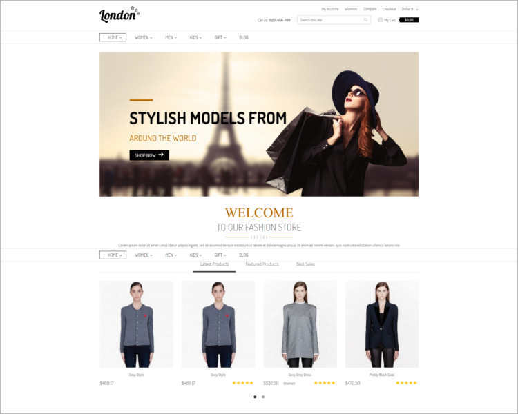 fashion-prestashop-theme-templates