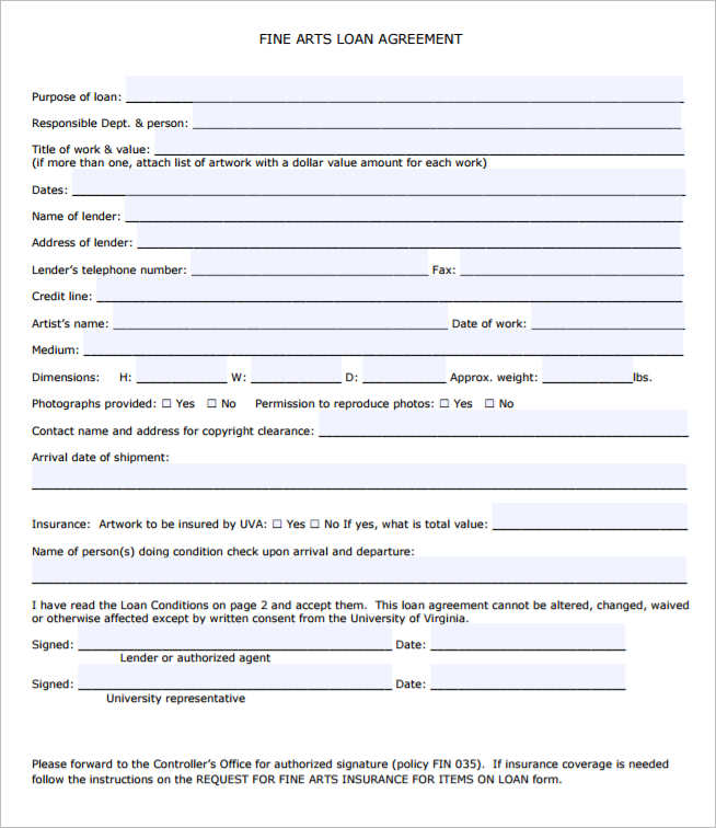 fine-arts-loan-agreement-template-form