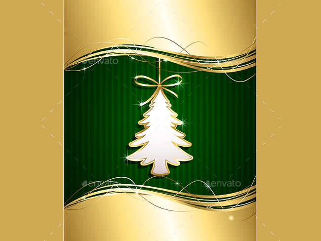 golden-christmas-tree-decorstion-idea