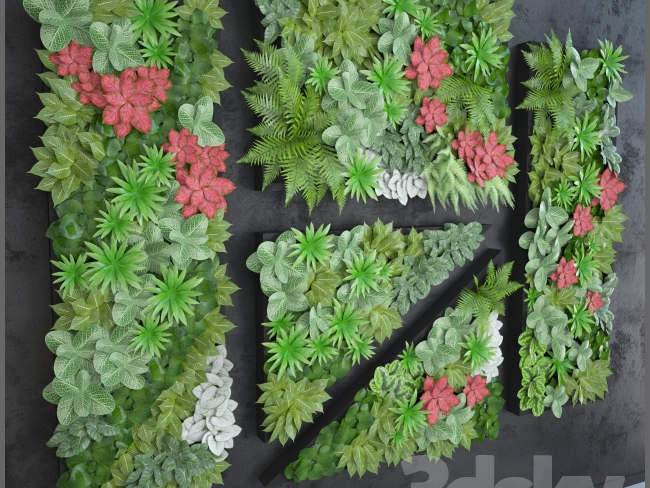 green-wall-3d-type-texture