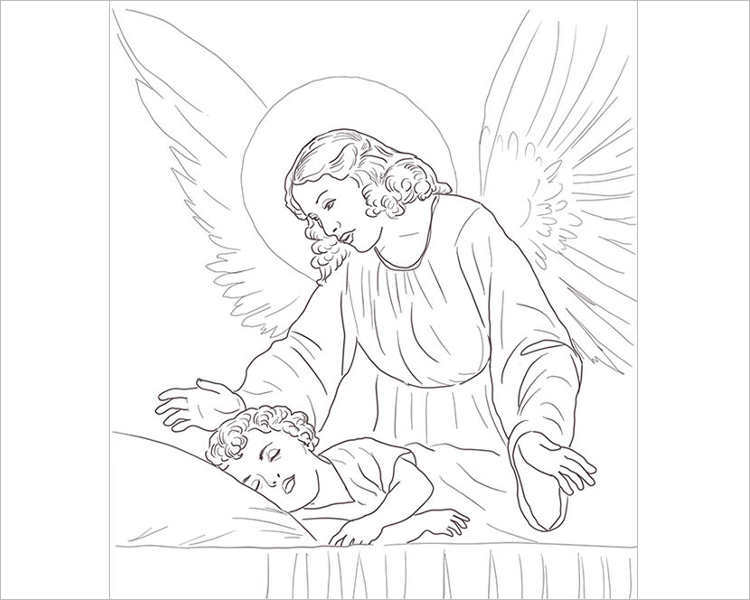 guardian-angel-over-sleeping-child-template