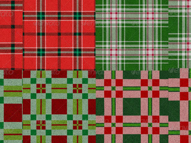 multiple-plaid-christmas-textures