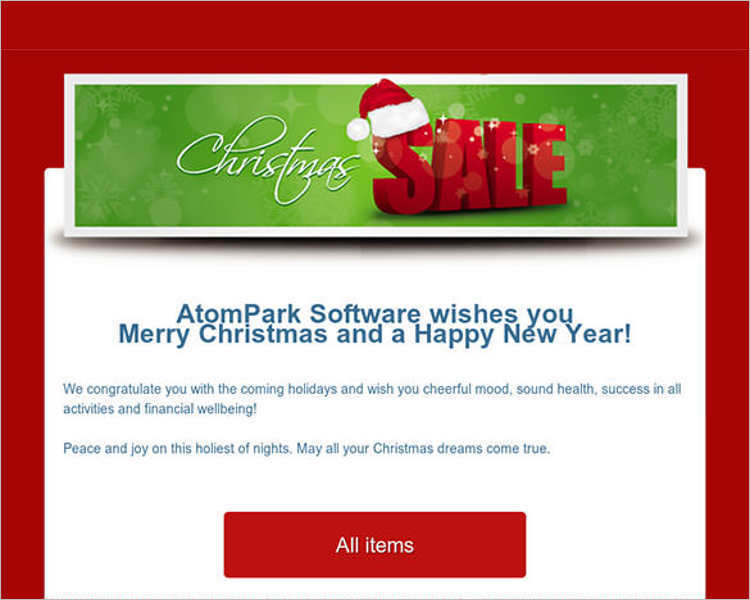 24+ Best Christmas Email Templates Creativetemplate