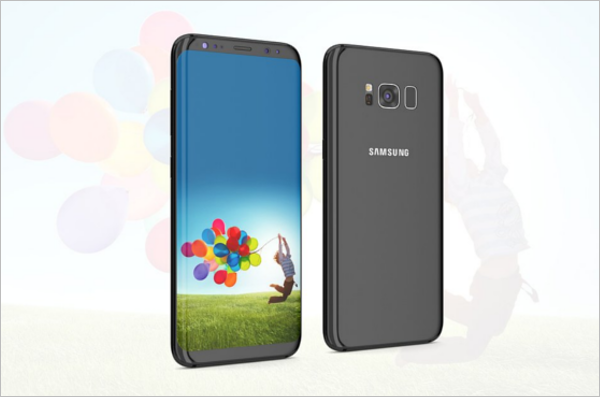 Realistic Samsung Mobile Mockup Design