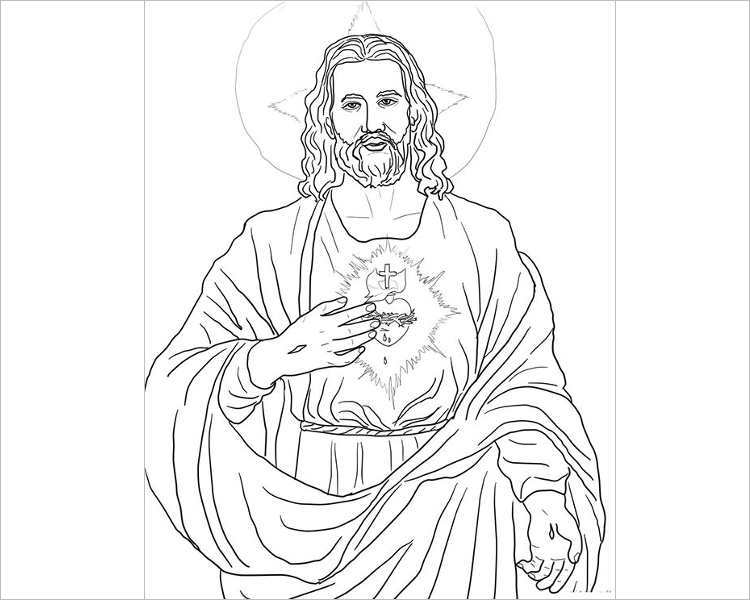 sacred-heart-coloring-page-template-of-jesus