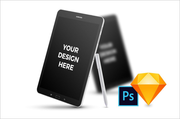 Samsung Tab Mockup Design