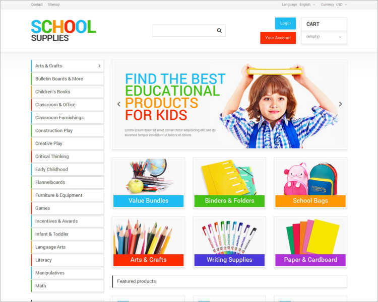school-supplies-prestashop-theme-template