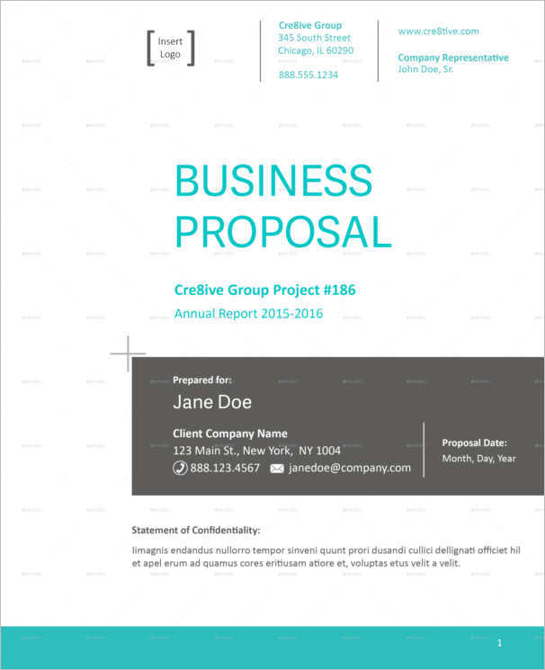 Business Proposal Template Free Word, PDF, PPT, Doc Formats