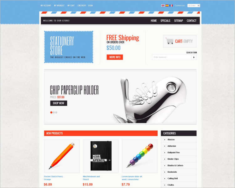 stationary-store-prestashop-theme-template
