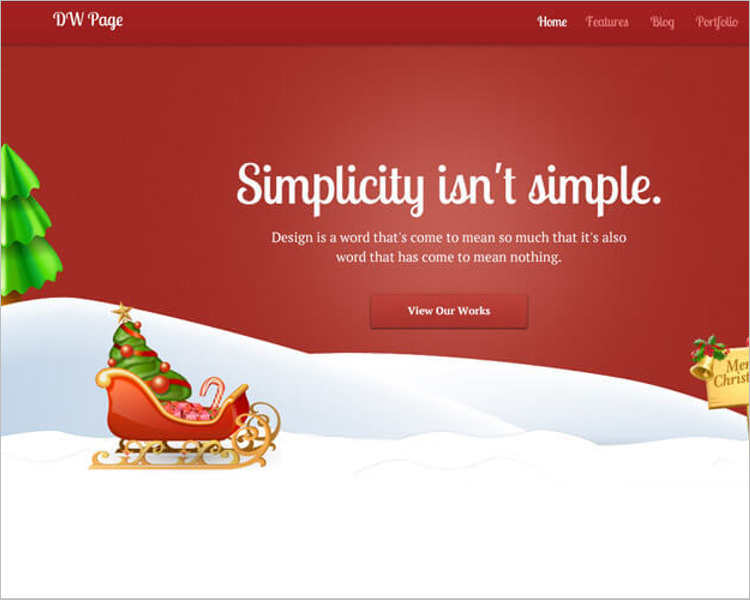 christamas-onepage-worpress-templates