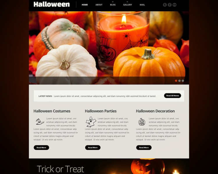 download-halloween-parties-website-template