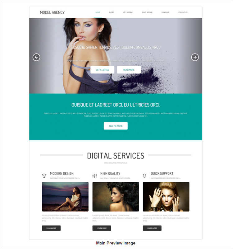 editorial-model-agency-website-templates