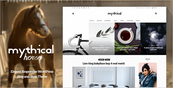 Elegant Horse WordPress Theme