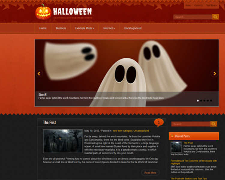 free-halloween-wordpress-theme-template