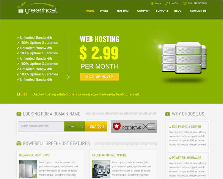 free-joomla-business-hosting-templates