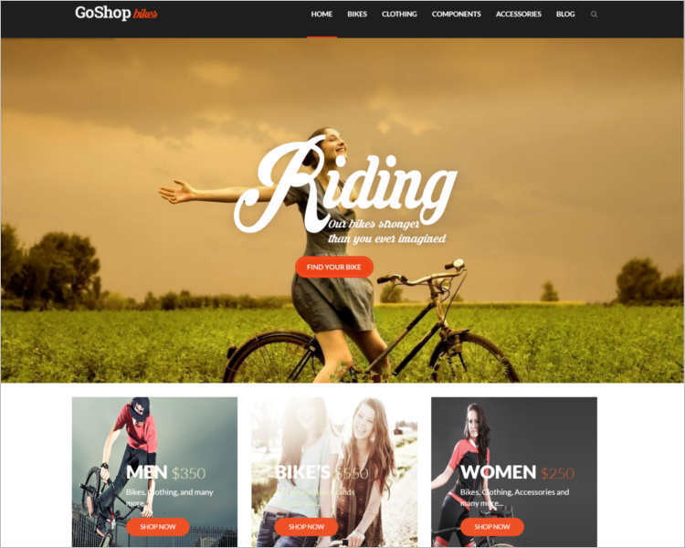 goshop-riding-wordpress-templates
