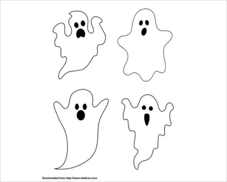 halloween-4-ghosts-printable-templates