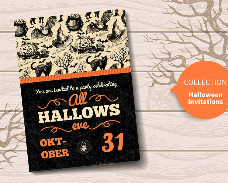 halloween-hand-drawn-invitatio-templates