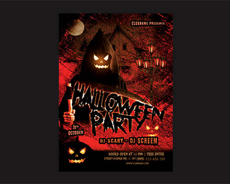 Halloween Flyer Templates || Free & Premium Templates