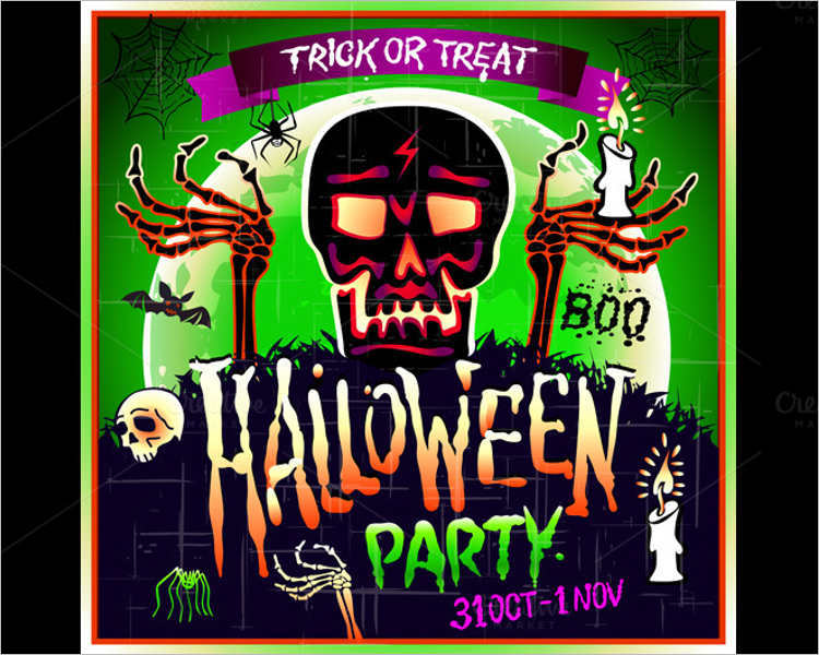 halloween-skull-party-vector