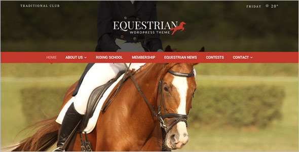 Horse Racing WordPress Theme