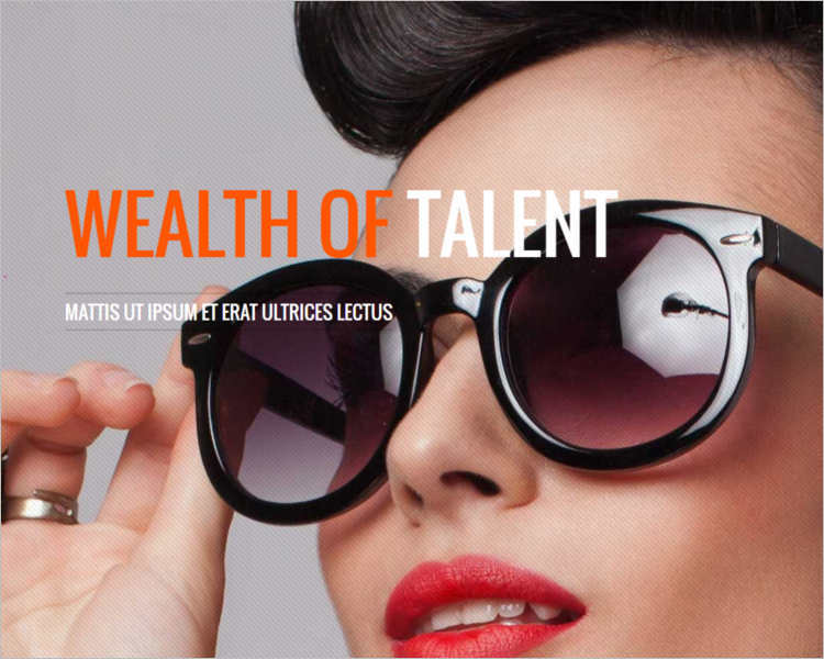 model-talent-agency-website-templates