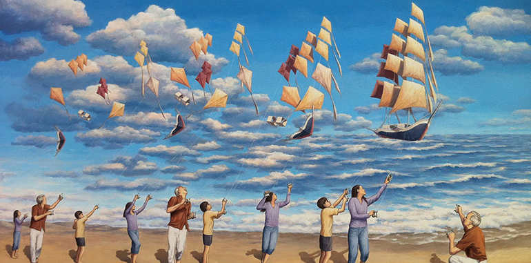 optical-magic-kites-painting-in-water