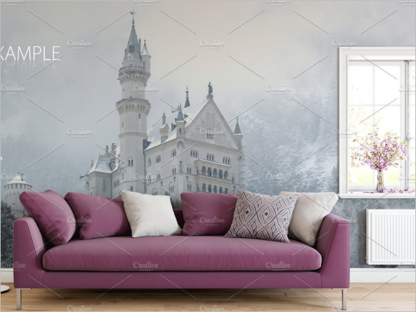 Wall Art Mockup Design Template