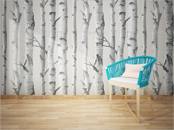 Wall Art Mockup Photoshop Design