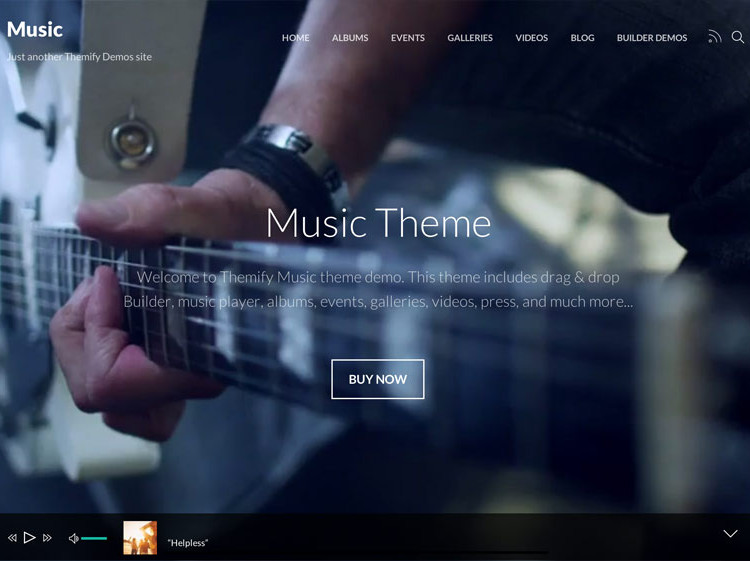 20+ Responsive Music WordPress Templates