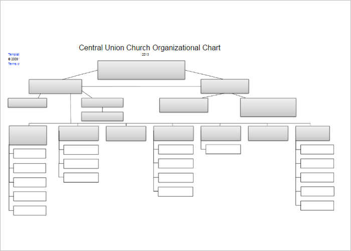 Blank Organizational Chart Template