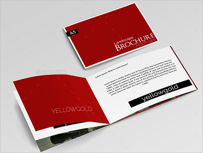 36 A5 Brochure Mockups Psd Free Download Creativetemplate