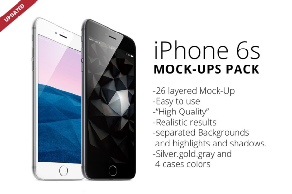 Clean iPhone 6 Mockup Design