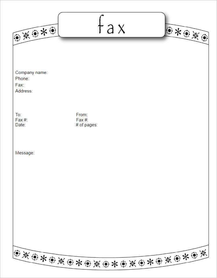 19 fax cover sheet free word pdf doc example templates