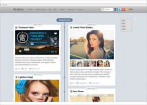 Facebook Style WordPress Templates