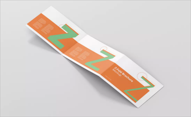 Flat A5 Brochure Mockup Design