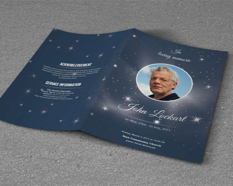 foral-funeral-program-template