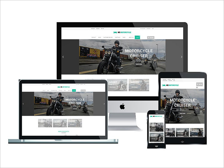 Free Motorcycle WordPress Theme