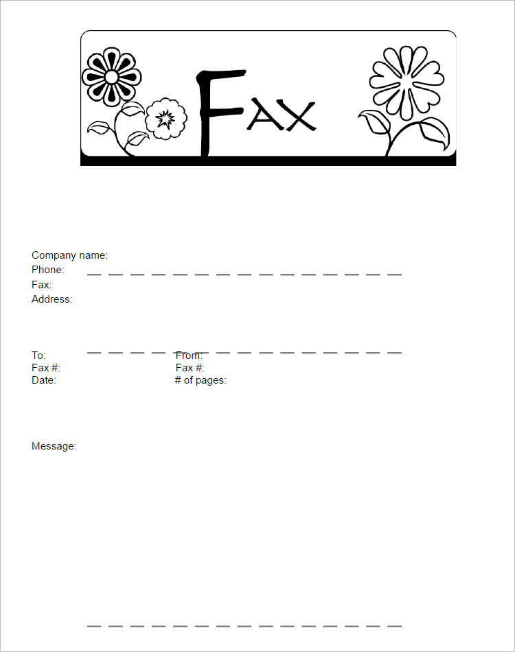 19 fax cover sheet free word pdf doc example templates