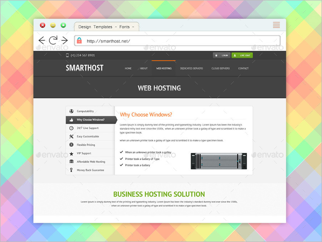 Latest Web Browser Mockup Design
