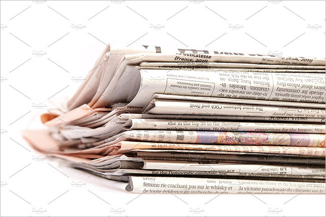 Newspaper Overlay Texture design