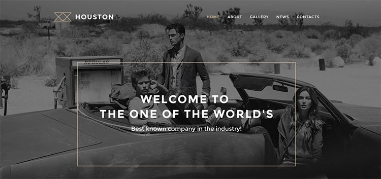 Parallax Houston Scrolling WordPress Theme